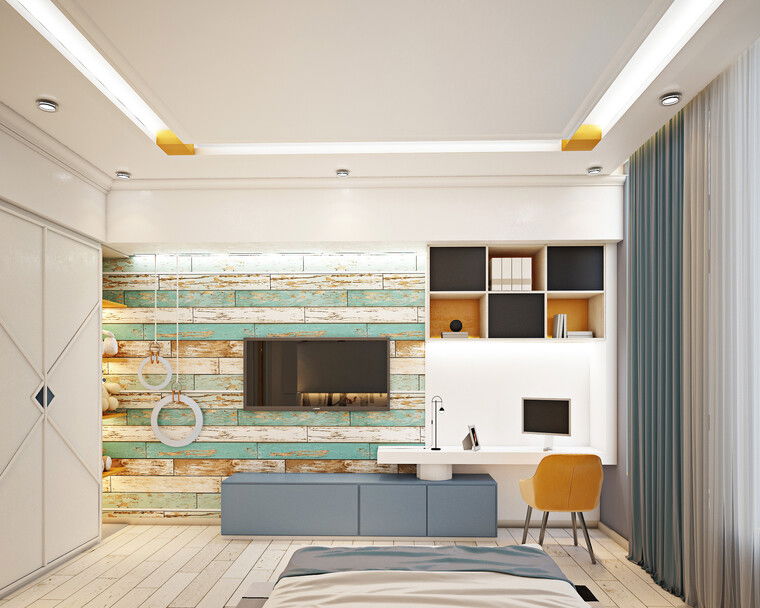 Diseño en línea Dormitorio Moderno por Amani Q. miniatura