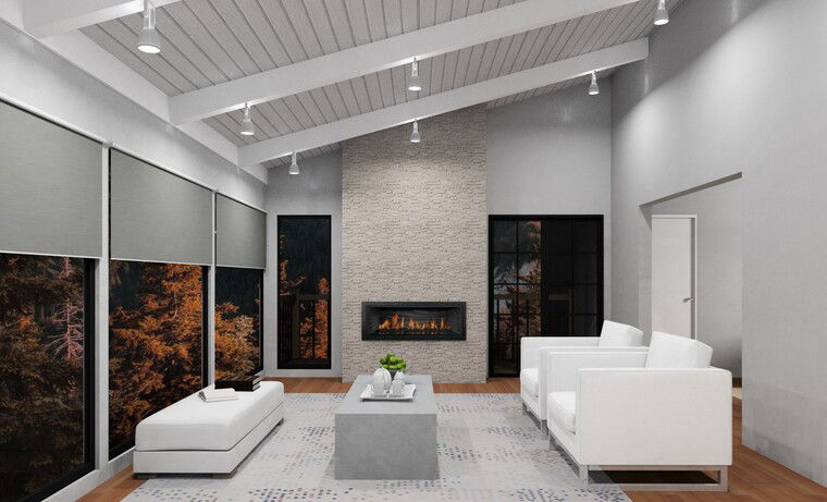 Online design Modern Living Room by Nor Aina M. thumbnail