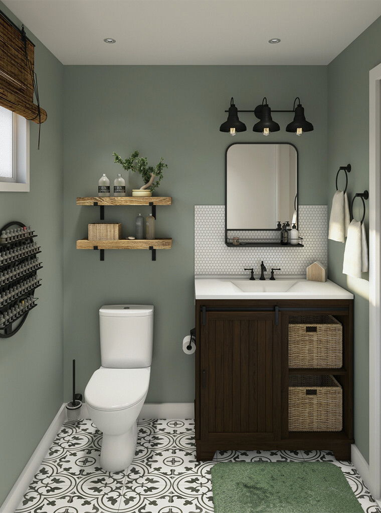 Online design Transitional Bathroom by Iulia B. thumbnail