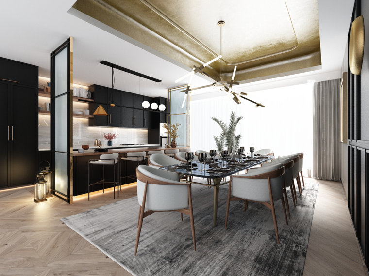 Online design Contemporary Dining Room by Atif N. thumbnail