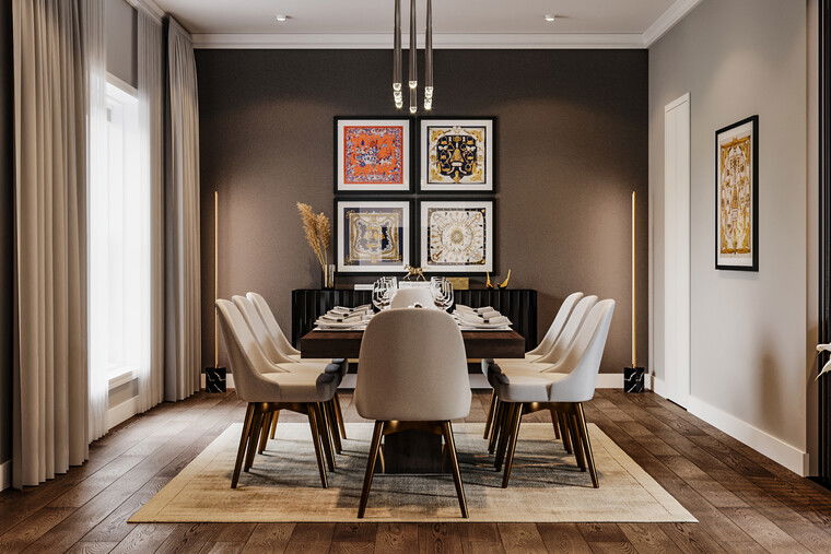 Online design Contemporary Dining Room by Mladen C. thumbnail