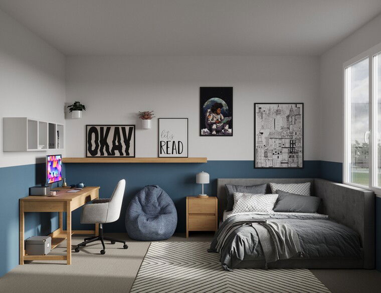 Online design Modern Bedroom by Maya M. thumbnail