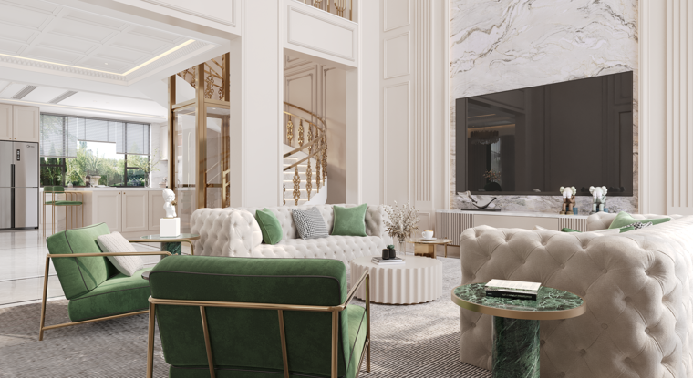 Online design Glamorous Living Room by Alice H. thumbnail