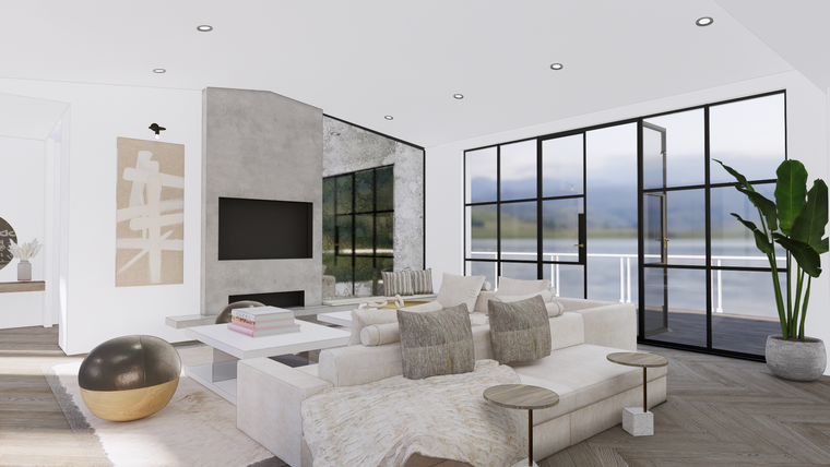 Online design Beach Living Room by Taron H. thumbnail