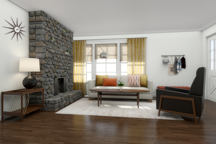 Online design Modern Living Room by Christine M. thumbnail