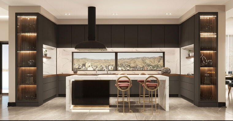 Diseño en línea Cocina Moderna por Tina D. miniatura