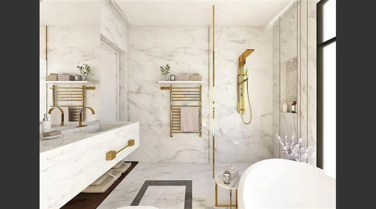 Online design Glamorous Bathroom by Ghania E. thumbnail