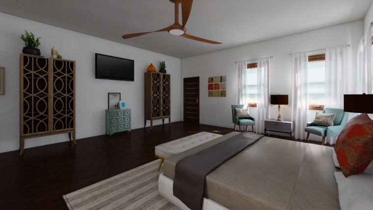 Online design Modern Bedroom by Annika M. thumbnail