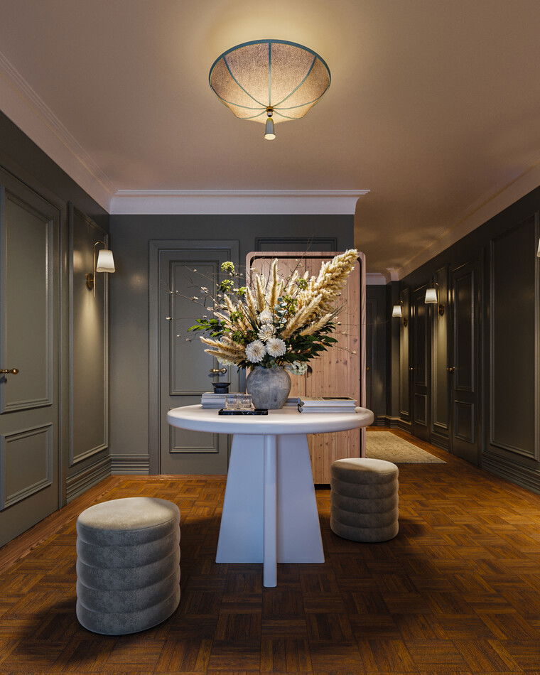 Online design Transitional Hallway/Entry by Pateniah M. thumbnail