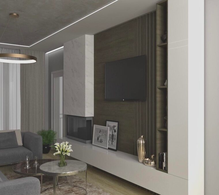 Online design Modern Living Room by Adelina G. thumbnail