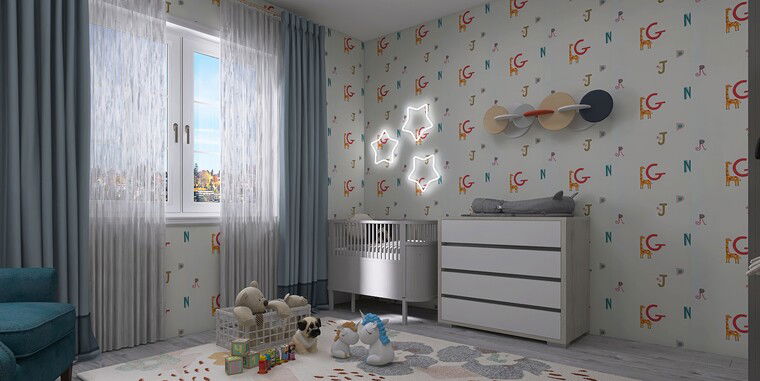 Online design Contemporary Nursery by Hajara M. thumbnail