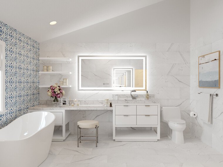 Online design Transitional Bathroom by Jessica S. thumbnail