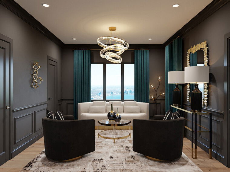 Online design Glamorous Dining Room by Casey H. thumbnail