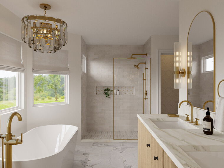 Online design Transitional Bathroom by Jessica S. thumbnail