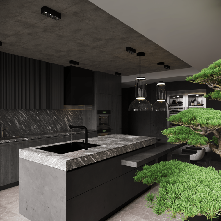 Online design Modern Kitchen by Ilirida S. thumbnail