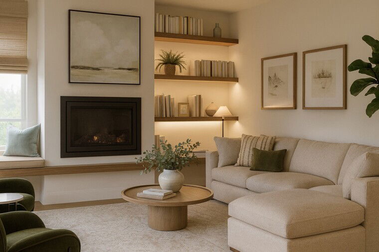 Diseño en línea Sala de Estar Moderna por Marya W. miniatura