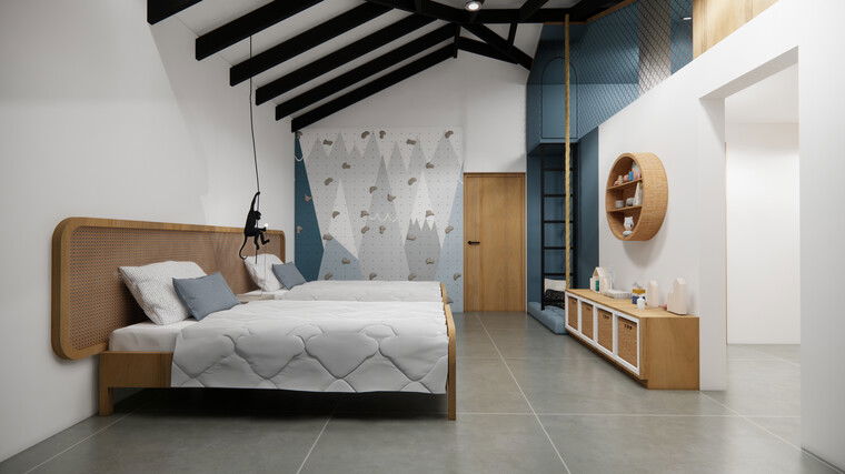 Diseño en línea de Habitación Infantil Contemporánea por Sara P. miniatura