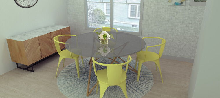 Online design Eclectic Dining Room by Merry M. thumbnail