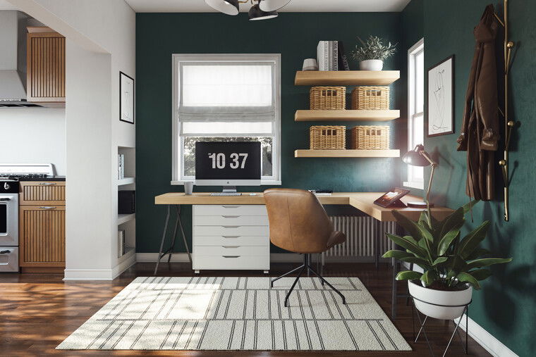 Online design Contemporary Home Office by Nicolle E. thumbnail