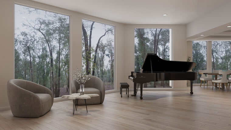 Online design Contemporary Living Room by Iulia B. thumbnail