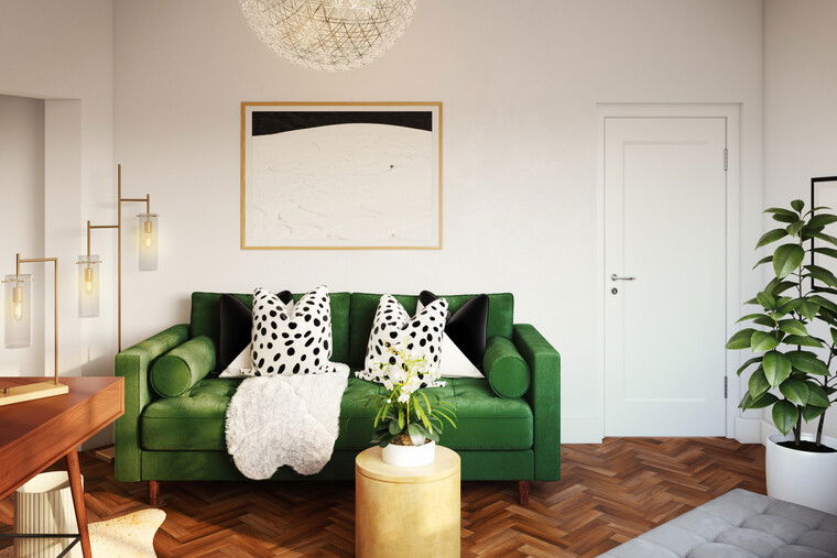 Online design Eclectic Home Office by Nicolle E. thumbnail