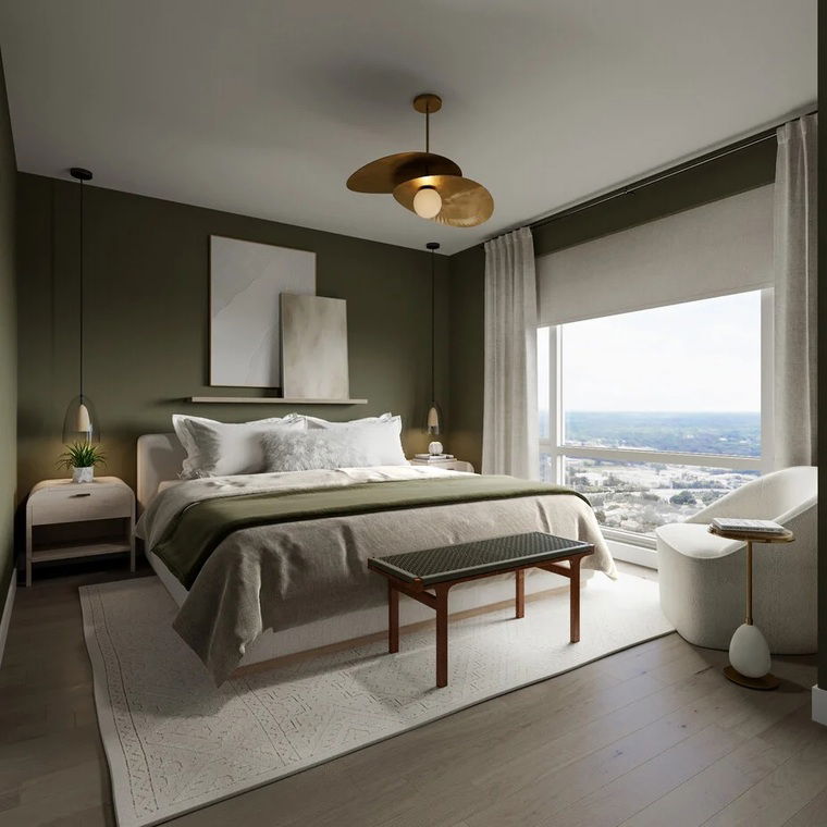 Diseño en línea Dormitorio Transitional por Rachel H. miniatura