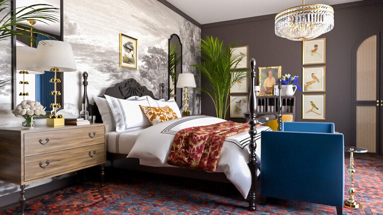 Online design Eclectic Bedroom by Marya W. thumbnail