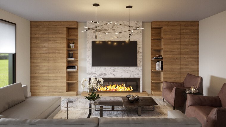 Online design Modern Living Room by Tiara M. thumbnail