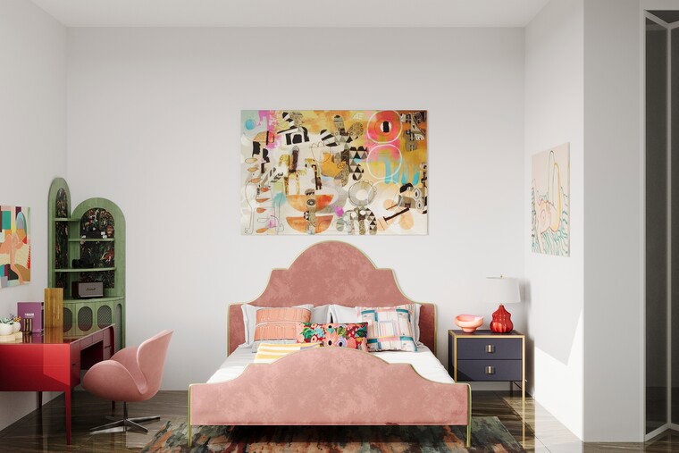 Diseño en línea Dormitorio ecléctico por Sahar M. miniatura