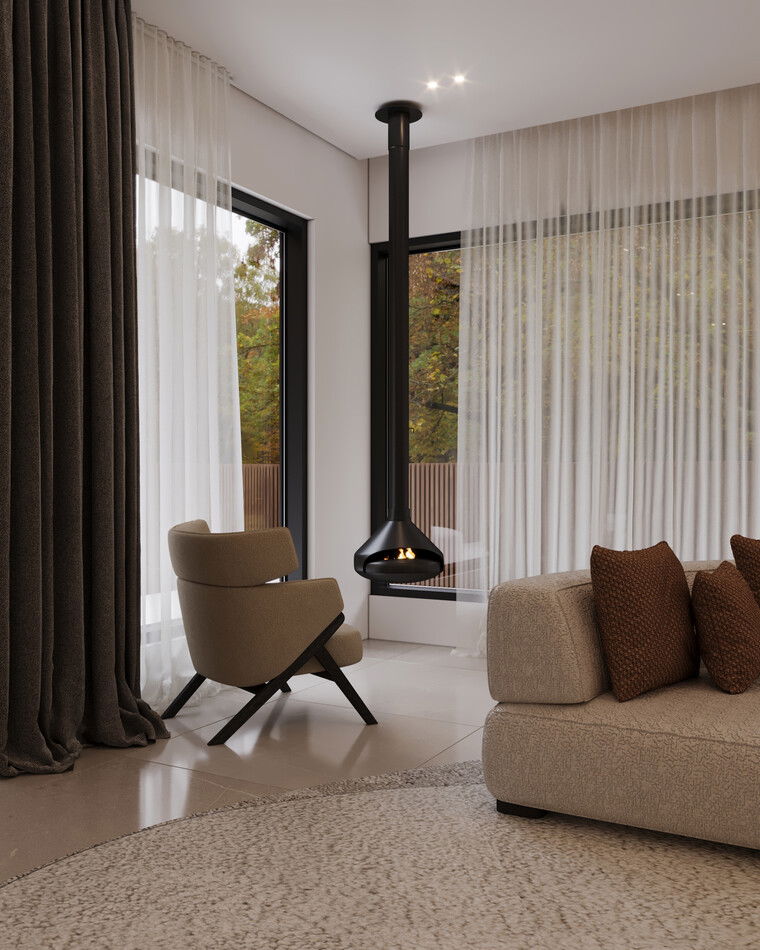 Online design Modern Living Room by Tara M. thumbnail