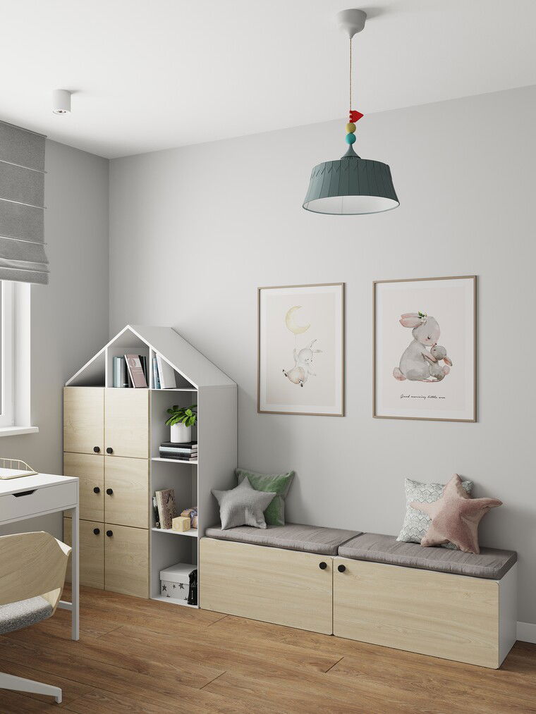 Online design Contemporary Kids Room by Darya A. thumbnail