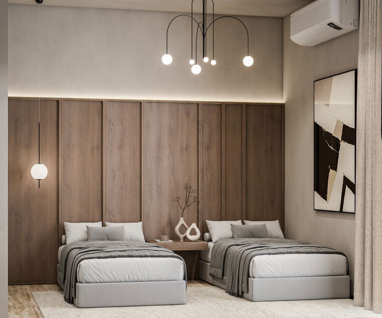 Online design Modern Bedroom by Salma T. thumbnail