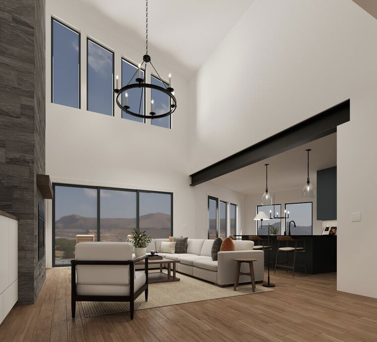 Online design Modern Living Room by Lauren K. thumbnail