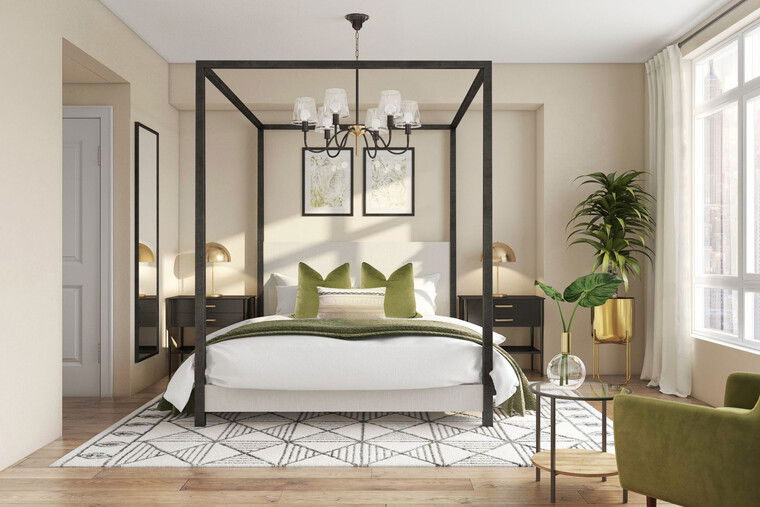 Online design Contemporary Bedroom by Esraa A. thumbnail