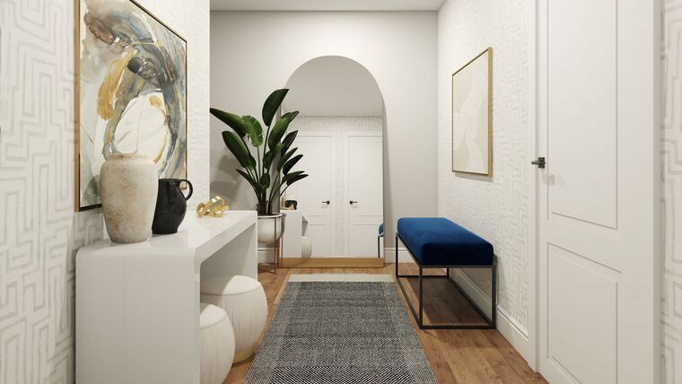 Online design Modern Hallway/Entry by Shameika B. thumbnail