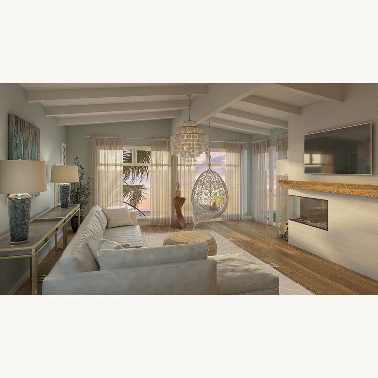 Online design Beach Living Room by Iulia B. thumbnail