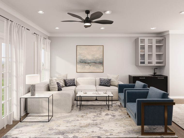 Online design Modern Living Room by Leyla A. thumbnail