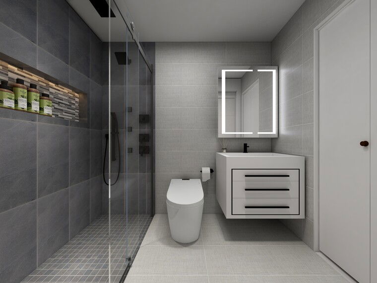 Online design Modern Bathroom by MayKan C. thumbnail