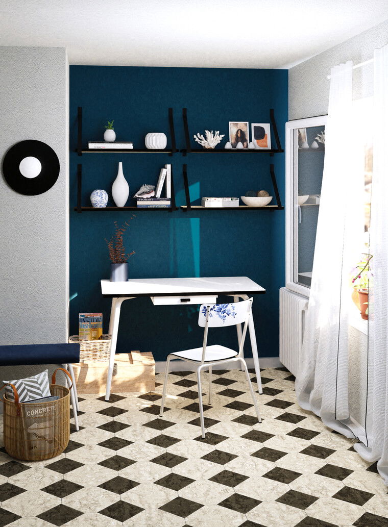 Online design Country/Cottage Home Office by Chaima K. thumbnail