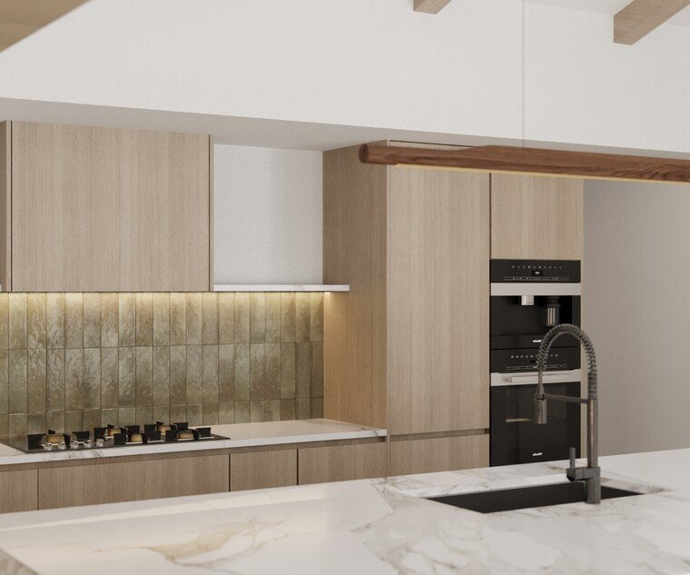 Online design Modern Kitchen by Ahmed S. thumbnail