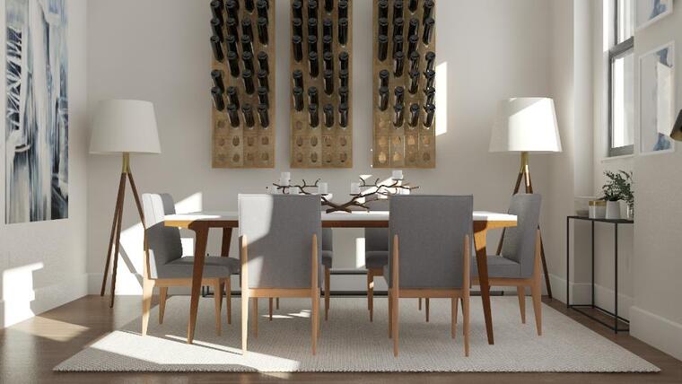 Online design Eclectic Dining Room by Nedith A. thumbnail