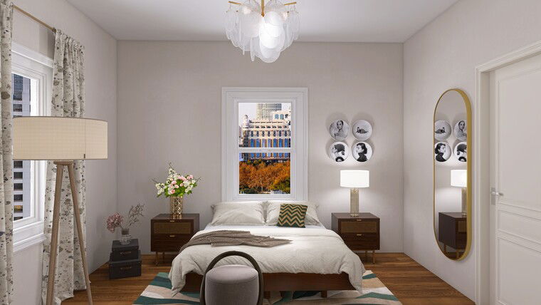 Online design Transitional Bedroom by Jacky G. thumbnail