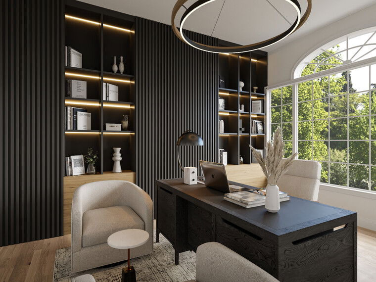 Online design Modern Home Office by Maya M. thumbnail