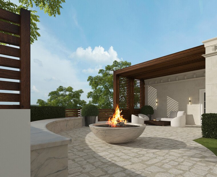 Online design Transitional Patio by Nathalie I. thumbnail