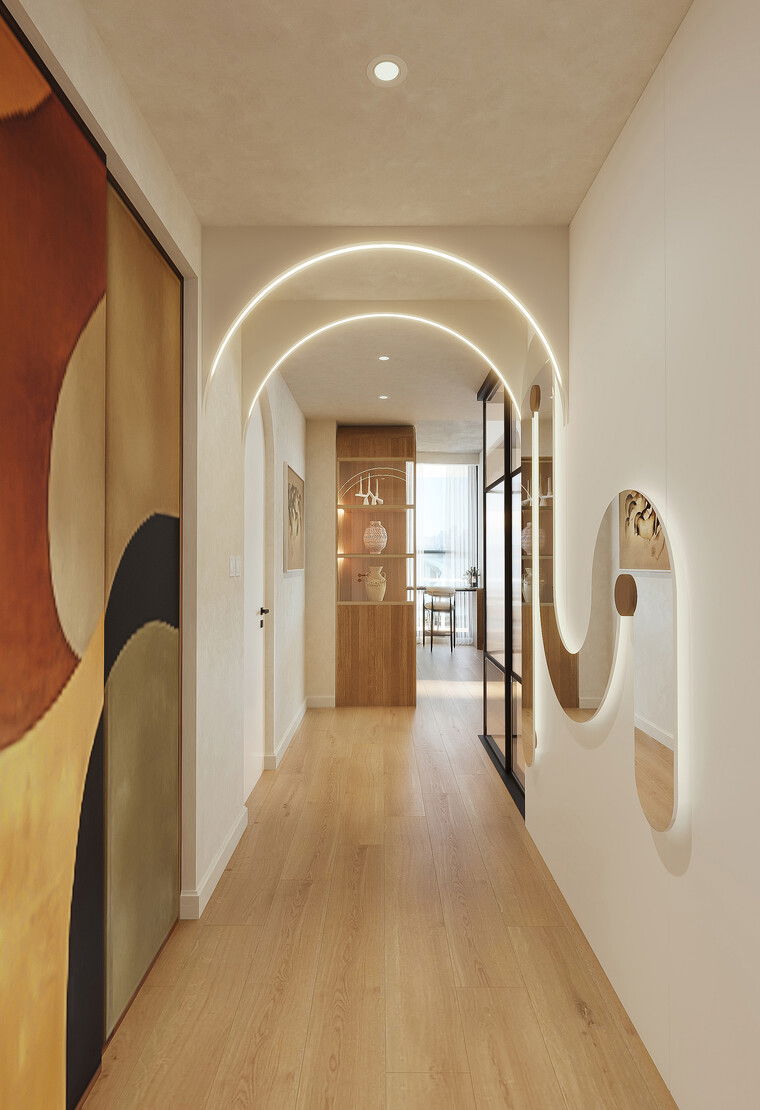 Online design Contemporary Hallway/Entry by Sanaz M. thumbnail