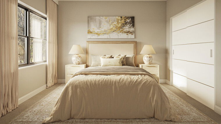 Online design Transitional Bedroom by Leyla A. thumbnail