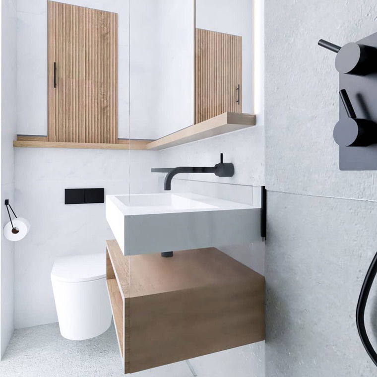 Online design Modern Bathroom by Katarina K. thumbnail