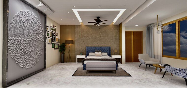 Online design Modern Bedroom by Anup T. thumbnail