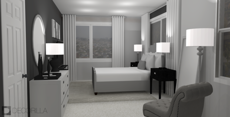 Online design Transitional Bedroom by Amber K. thumbnail