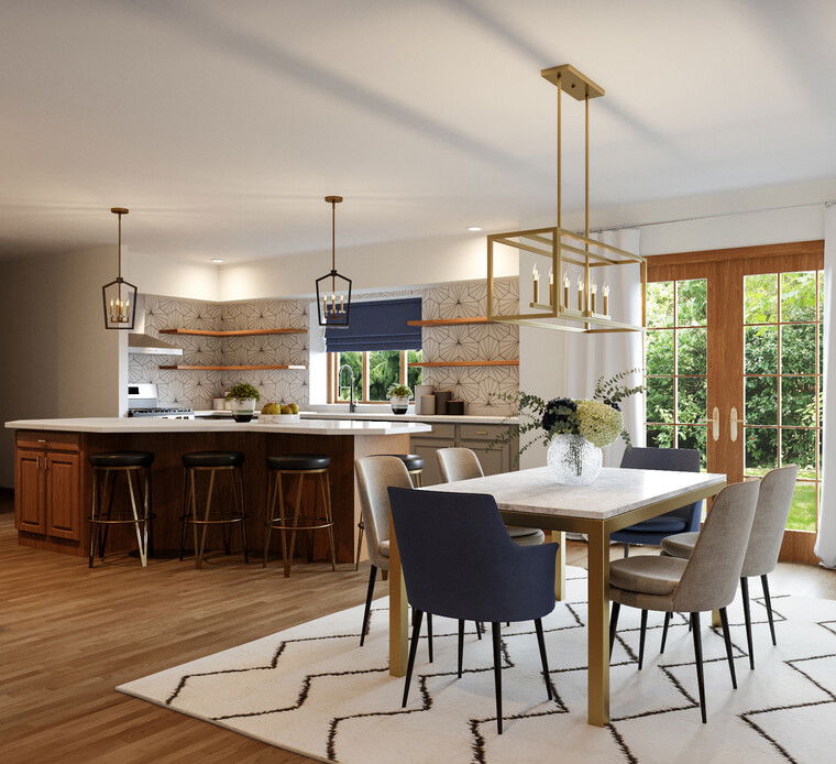 Online design Modern Kitchen by Franzi K. thumbnail